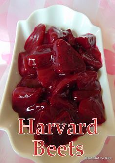 Harvard Beets Recipe, Cooked Beets Recipe, Red Beets Recipe, Harvard Beets, Pickled Beets Recipe, Beets Recipe, Fresh Beets, Beet Recipes, Pickled Beets