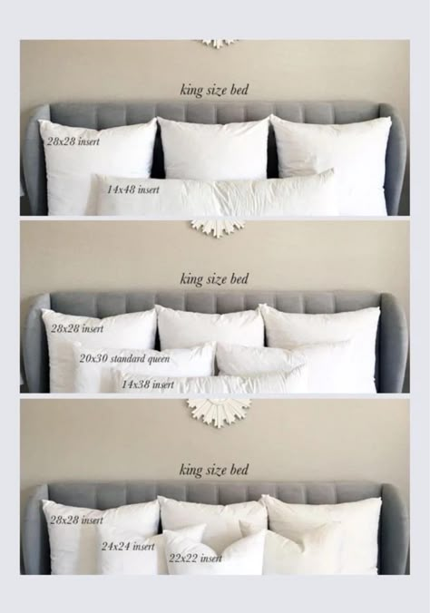 Throw pillow bed arrangement