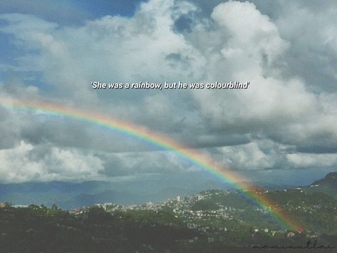 Rainbow quote #mizoram #rainbow #quote #aesthetic Rainbow Captions Instagram Story, Rainbow Quotes Inspirational Short, Mizoram Aesthetic, Rainbow Quotes Instagram, Rainbow Aesthetic Quotes, Rainbow Captions, Rainbow Story, Cloud Quotes, Pic Quotes