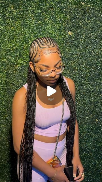 29K likes, 54 comments - biorbeauty_ on March 28, 2024: "wow everything is nice & neat 😍🥰🩷 style : wavy straight back braids add on : thigh length & boho curls Booking Link Is In My Bio ! #neatbraidstyles #stylist #browardbraider #browardhairstylist #explorepage #braidinspo #viralvideos #viral #protectivestyles #miamistyles #miamihairstylist". Feed In Braids Hairstyles Ponytail, Straight Back Feed In Braids, Straight Back Hairstyles, Vacation Hairstyle, Straight Up Hairstyles, Boho Curls, Back Braids, Straight Back Braids, Straight Back Cornrows