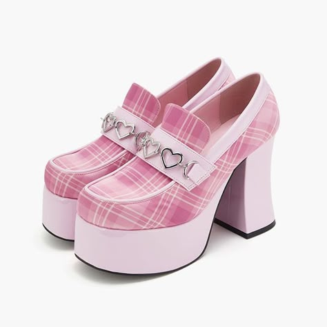 Dr Shoes, Platform Shoes Heels, Cute Shoes Heels, Kawaii Shoes, Funky Shoes, Fancy Shoes, Girly Shoes, Shoe Inspo, Aesthetic Shoes