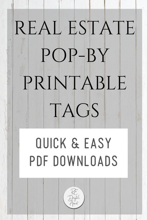 Capture your client's attention and stay top of mind in your sphere with an attractive tag to pair with your monthly real estate marketing pop by gifts. Quick and easy to print PDF downloads, custom options with your contact information, and even ideas on what gifts to pair the tags with and how to package them! #realestate #popby #marketing #ideas #gifts #promo #REdigitalassist Pop By Gifts, Pop Bys Real Estate, Real Estate Marketing Gifts, Real Estate Agent Marketing, Marketing Gift, Real Estate Career, Realestate Marketing, Realtor Marketing, Sold Sign