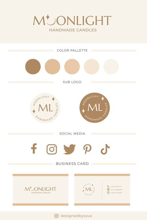 Do you want to bring your business to the next level? You are at the right place! I will make a minimalistic and elegant logo design that will identify your brand. #logo #logodesign #graphicdesign #branding Candle Business Cards, Candle Business Instagram, Candle Business Packaging, Candle Business Logo, Infographic Flyer, Candle Website, Candle Packaging Ideas, Business Logo Design Ideas, Candle Logo Design