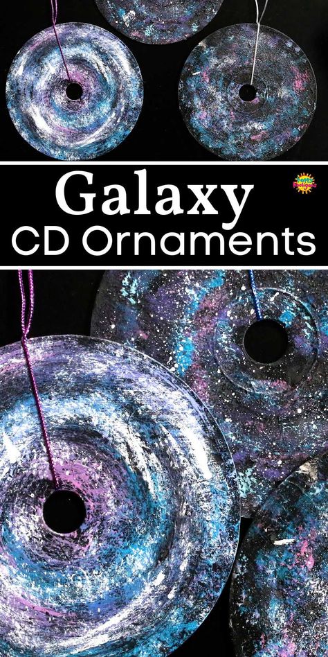 Christmas Ornaments Made From Cds, Space Ornaments Diy, Solar System Arts And Crafts For Kids, Solar Eclipse Art Projects, Solar Eclipse Art For Kids, Solar Eclipse Crafts For Kids, Bedtime Blessings, Christmas Kids Art, Dvd Craft