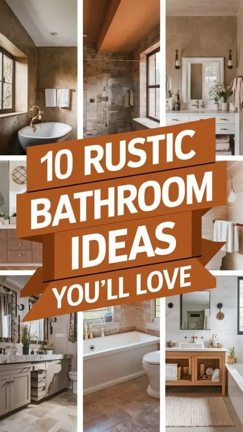 10 Budget-Friendly Small Rustic Bathroom Ideas to Try 11