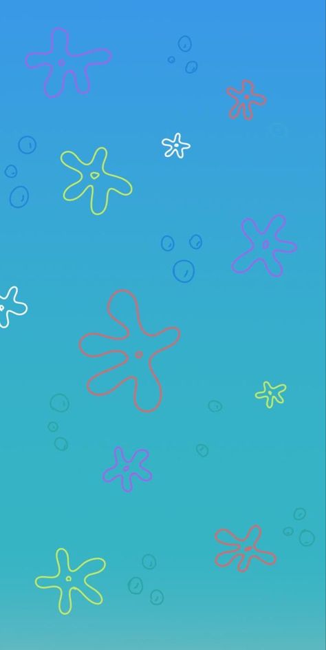 Spongebob Ocean Background, Spongebob Blue Jellyfish, Sponge Bob Sky Background, Party Cartoon Aesthetic, Sponge Bob Wallpaper Aesthetic, Spongebob Clouds, Wallpaper Agua, Spongebob Shows, Wallpaper Backgrounds Ipad