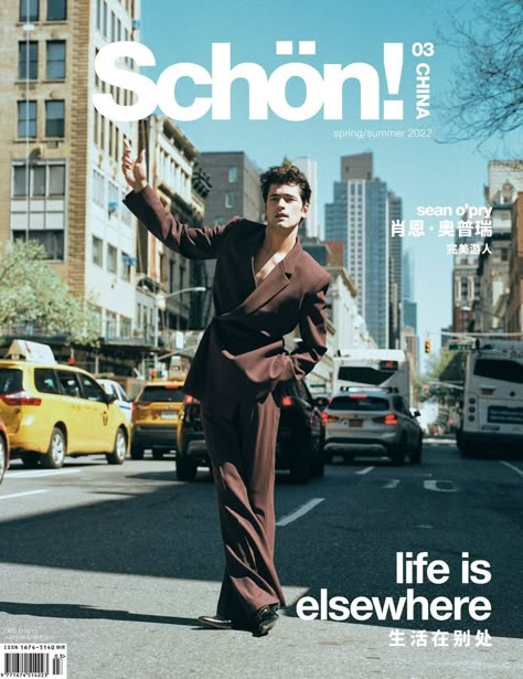 Magazine Cover Ideas, Magazine Design Cover, Schon Magazine, Sean O'pry, March On Washington, Mens Fashion Magazine, Magazine Man, Vogue Magazine Covers, Vogue Men