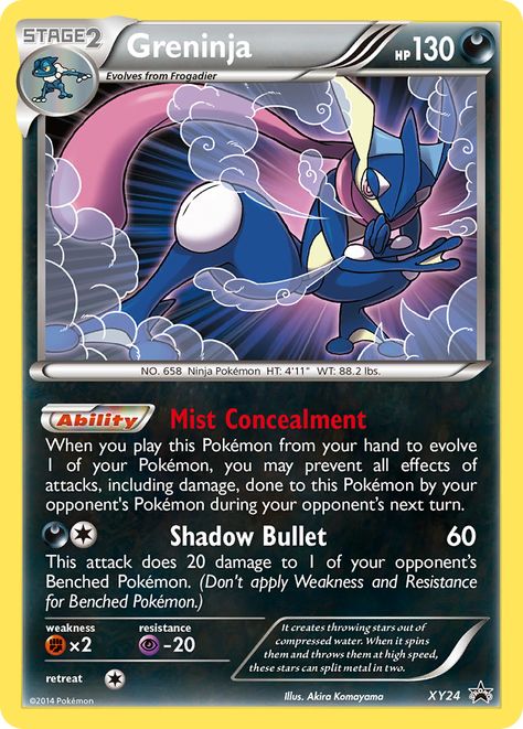 Greninja Card, Dark Pokemon, Greninja Pokemon, Kartu Pokemon, Cool Pokemon Cards, Collectible Trading Cards, Pokemon Trading Card, Card Sleeves, Flesh And Blood