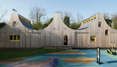 top schools education buildings 2018 Brick Pavilion, Architecture Innovation, Woodland Room, Studio Weave, World Architecture Festival, Cosy Lounge, Architecture Logo, Cottage Exterior, Clerestory Windows