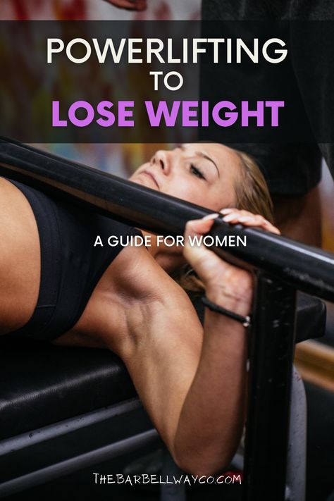 Here I explain the BEST way to use powerlifting and lifting weights for weight loss. I discuss powerlifting workout routines, nutrition and diet, and other lifestyle factors. Weight Training Diet For Women, Powerlifting Workout Plan, How To Start Powerlifting Women, Powerlifting Women Workout, Lifting Heavy For Women, Heavy Lifting For Women Routine, Power Lifting Workouts, Powerlifting Tattoo, Powerlifting Aesthetic