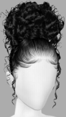 Hair Ideas For Curly Hair Hairstyles, Imvu Curly Hairstyles, Imvu Curly Hair, Tiana Hairstyles, Baddie Hairstyles Curly Hair, Quick Curly Hairstyles, Virtual Hairstyles, Romantic Waves, Natural Hair Bun Styles