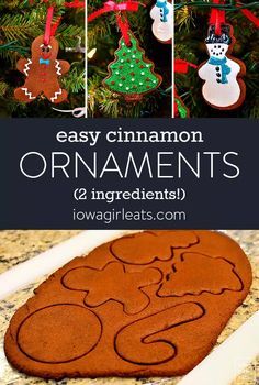 Cinnamon Ornament Recipe, Christmas Ornaments Homemade Kids, Christmas Ornaments Diy Kids, Homemade Christmas Ornaments Diy, Ornaments Diy Kids, Cinnamon Ornaments, Fun Activity For Kids, Ornaments Homemade, Food Ornaments