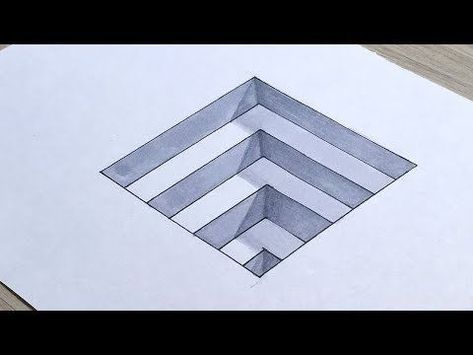 How To Make Drawings Look 3d, How To Draw In 3d, 3d Illusion Drawing Step By Step, 3 D Drawing Step By Step, 3 Dimensional Drawing, 3d Drawings 3d Artwork, 3 D Drawing, 3d Drawings Easy, Optical Illusions For Kids