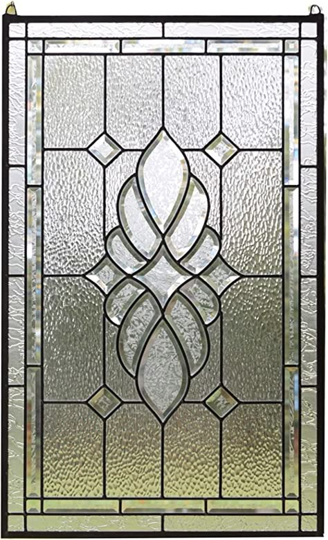 Traditional Stained Glass Panels, Meeting Room Design Office, Staircase Glass, Stained Glass Bevels, Colonial Interior Design, Meeting Room Design, Hanging Stained Glass, Colonial Interior, Glass Houses