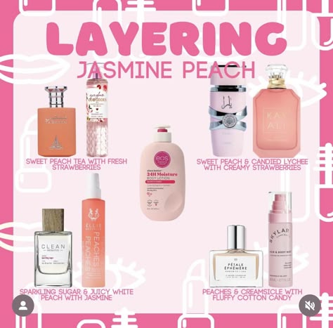 Lotion Combos, Perfume Smell Good, Eos Lotion, Teen Activities, Layering Combos, Lotions And Perfumes, Mist Perfume, Sunday Reset, Jasmine Scent