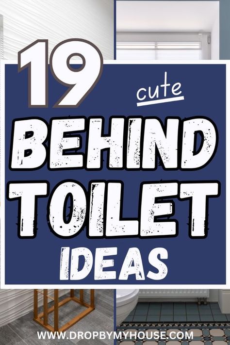 Here are the best behind toilet ideas for your bathroom. These behind toilet decor ideas are fresh, unique, and stylish just the way you want. Behind Toilet Ideas, Shelves Behind Toilet, Behind Toilet Decor, Toilet Decor Ideas, Small Powder Bathroom, Behind Toilet, Update Small Bathroom, Toilet Closet, Hidden Toilet