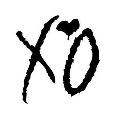 Xo Weekend Tattoo, Beginner Tattoo Stencils, Tat Stencils, The Weeknd Tattoo, Yourself Tattoo, Xo Tattoo, Xo The Weeknd, Tiny Tattoos For Women, Love Yourself Tattoo