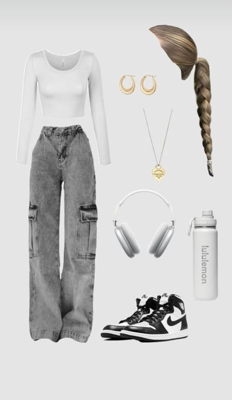 Outfit Ideas For School Baddie, Hairstyles Wallpaper, Cute Easy Outfits For School, Casual Chic Fall Outfits, School Baddie, Casual Chic Fall, Outfit Ideas School, School First Day, Outfit Ideas For School