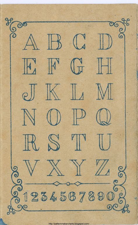 Alphabet Styles Fonts, Font Drawing Alphabet, Fonts Vintage Alphabet, Vintage Alphabet Fonts, Vintage Lettering Alphabet, Chart Paper Design, Antique Lettering, Embroidery Typography, Antique Font