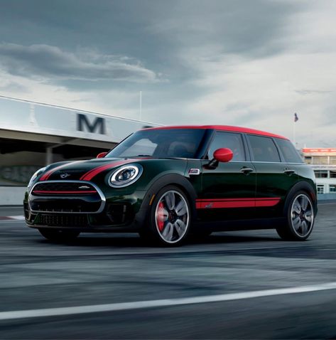 Clubman Mini, Red Mini Cooper, Split Door, Mini John Cooper Works, Cooper Car, Slammed Cars, Bmw Dealership, Mini Cooper Clubman, John Cooper Works