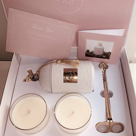 Candle Box Ideas, Gift Box Candle, Box Candle Packaging, Candles Packaging Ideas, Diy Candle Box, Candle Packaging Ideas Boxes, Candle Packing Ideas, Candle Gift Box Ideas, Packing Candles