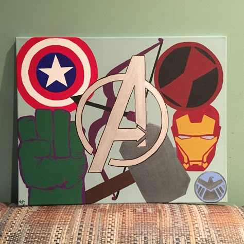 Avengers canvas painting Avengers Canvas Painting, Marvel Canvas Art, Avengers Painting, Marvel Canvas, Art Mini Toile, Avengers Drawings, Marvel Paintings, Avengers Art, Marvel Drawings