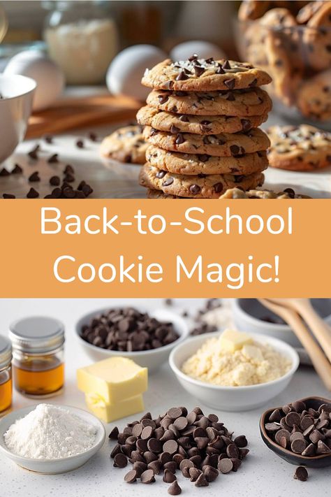 Ultimate Guide to Back-to-School Cookies: Choco-Chip Recess Cookies! Recess Cookies, Peanut Butter Surprise, Recipe With Peanut Butter, Cinnamon Cookies Recipes, Delicious Cookies Homemade, Lemon Garlic Pasta, Smooth Peanut Butter, Easy Zucchini Recipes, Choco Chip Cookies