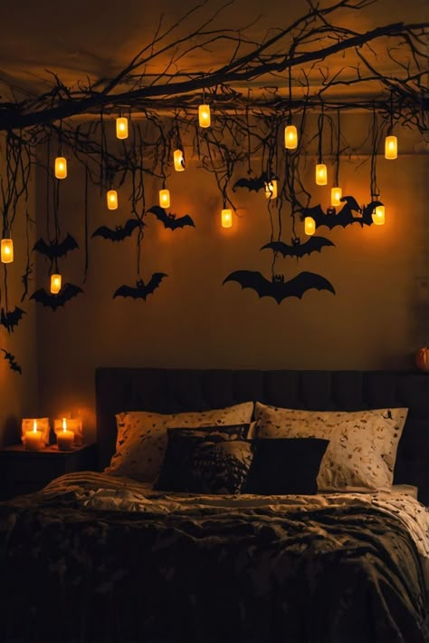 Fall Furniture , Autumn Cozy Fall ,Decor Easy Fall ,
Decor Neutral Fall ,Decor Fall ,Decor Inspiration ,Fall Decor Ideas Halloween Decorated Room, Scary Bedroom, Halloween Aura, Cozy Halloween Bedroom, Horror Themed Bedroom, Haunted Bedroom, Haunted House Themes, Halloween Themed Bedroom, Eerie Lighting