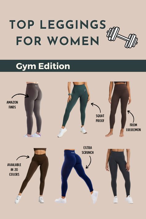 If you want to order one of the best but still cheap leggings then feel free to check out my list. I'm sure you'll find it there😊 #ad Gym Outfits For Women Leggings, Best Gym Leggings, Best Workout Leggings On Amazon, Best Workout Leggings For Women, Stylish Gym Outfits For Women, Gym Outfits For Women, Best Workout Leggings, Stylish Gym Outfits, Best Leggings For Women