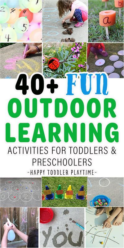 Looking to boost or maintain learning this summer? Check out these fun and easy outdoor learning activities for kids of all ages. Keep them learning during the summer break by ditchingthe workbooks and grabbing some rocks and sidewalk chalk and going outside! Outdoor Literacy Activities Preschool, Outdoor Movement Activities Preschool, Kindergarten Outdoor Play, Outdoor Centers For Preschool, Prek Outside Activities, Outside Learning Activities For Kids, Outside Activities For Kindergarten, Kindy Activities Teaching, Outdoor Play Ideas For Preschoolers