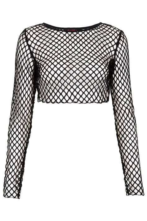 White Fishnet Top, Fishnet Long Sleeve Top, Fishnet Shirt, Cropped Long Sleeve Shirt, Fishnet Crop Tops, Shirts Crop Tops, Black Long Sleeve Crop Top, Fishnet Top, Shirt Crop Top