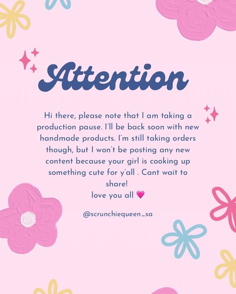 To everyone that is new to my page or just passing by, welcome 🩷. Please note that I am a production break and I will not be posting any new content. This is just a note that the page is not abandoned 😂. I’m still taking orders, I just really want to focus on sewing until this new *collection* is done. And to everyone that has been supporting my business/ page I appreciate you all 🌸🌸🌸. Can’t wait to share what I’m working on and I hope you’ll love it 🩷. Welcome Post, Welcome To My Page, Business Page, I Appreciate You, Fashion Inspiration Design, Take A Break, Appreciate You, Love You All, My Business