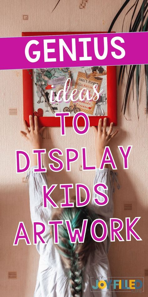 Are you looking for ideas for displaying kids artwork, so it doesn't just get forgotten in a dark box within a week? You may think you're bound to refrigerators and magnets for hanging art work, but there are a plethora of other ways to display children's artwork! Here are some creative ways to display children’s artwork that are actually genius, not just cute! Kids Artwork Wall, Hygge Bathroom, Kids Art Display Wall, Displaying Childrens Artwork, Art Display Wall, Play Printables, Displaying Kids Artwork, Display Quotes, Art Display Kids