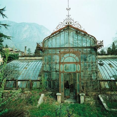 15 Gorgeous Dream Conservatories & Greenhouses Old Greenhouse, Victorian Greenhouses, Conservatory Greenhouse, Abandoned House, Abandoned Buildings, Abandoned Houses, Pretty Places, Dream Garden, Abandoned Places