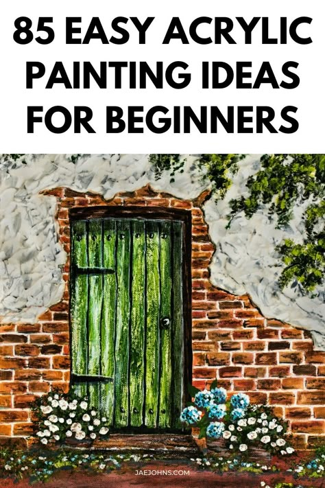 Art Acrylic Painting Ideas, Acrylic Art Ideas, Painting For Beginners Acrylic, Acrylic Painting Ideas On Canvas, Acrylic Paint Mediums, Acrylic Painting Ideas For Beginners, Easy Acrylic Painting Ideas, Easy Landscape Paintings, Fine Art Acrylic