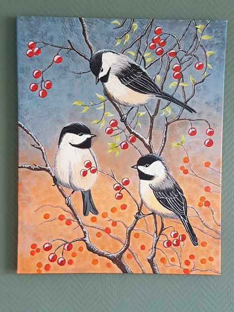 Bird Paintings On Canvas, Fat Ladies, Painted Birds, Flower Pot Art, Bird Watercolor Paintings, All Painting, Hand Painted Gourds, Butterfly Art Painting, Saree Painting