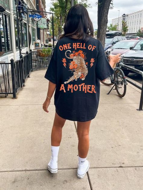 Mother's Day Graphic Tee With Funny Print, Trendy Relaxed Fit T-shirt For Mother's Day, Trendy Mother's Day Graphic Print T-shirt, Cheap Graphic Tee For Mother’s Day, Trendy Mother's Day Graphic T-shirt, Mom Style Summer, Trendy Mom, Oversized Graphic Tee, Mom Tees