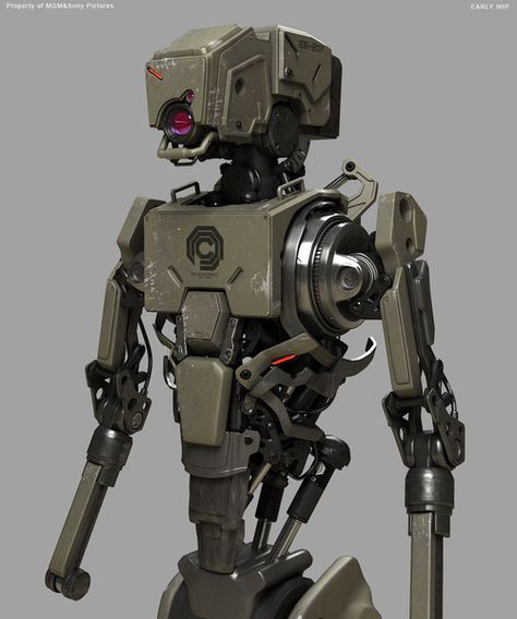 rocketumbl:  Fausto de Martini  Robocop Concept Art Robot Mechanics, Hard Surface Modeling, Humanoid Robot, Arte Robot, Ear Cleaning, Robot Design, Robots Concept, Robot Art, Robot Concept Art