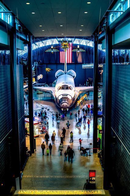 The Steven F. Udvar-Hazy Center, also called the Udvar-Hazy Center, is the Smithsonian National Air and Space Museum's annex at Washington Dulles International Airport in the Chantilly area of Fairfax County, Virginia, United States. Washington Dc Smithsonian Museums, Nasa Museum, Dulles Airport, Dc Vacation, Dc Trip, Smithsonian Museum, Washington Dc Travel, Dc Travel, Space Museum