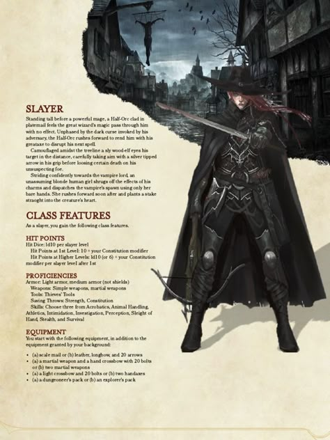 Dnd 5e Gunblade, Anime Dnd Homebrew, Dnd Mage Armor, Monster Slayer Dnd, Dnd 5e Magic Crossbow, Hand Crossbow Dnd, Dnd 5e Classes, Dnd Classes Homebrew, Homebrew Classes 5e