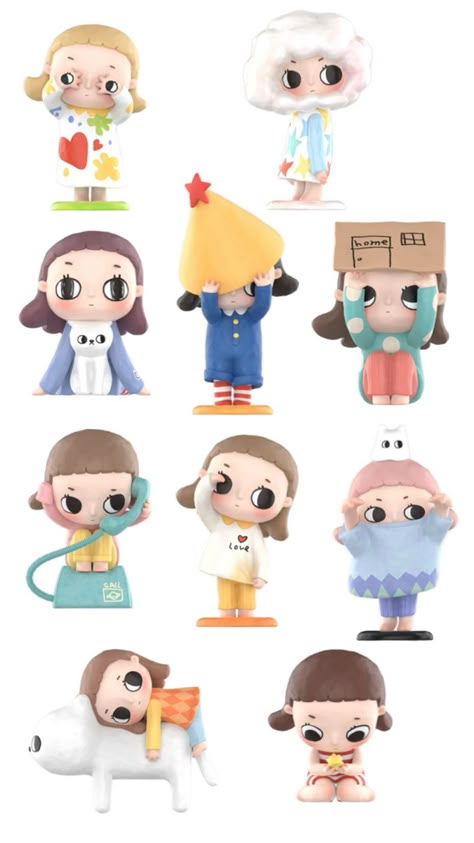 #popmart #coleccionablefigures #nyota #artfigures Toro Inoue, Paper Box Template, Tanah Liat, Iphone Wallpaper Photos, Pop Mart, Vinyl Toys, Cute Little Things, Cute Toys, Scrapbook Journal