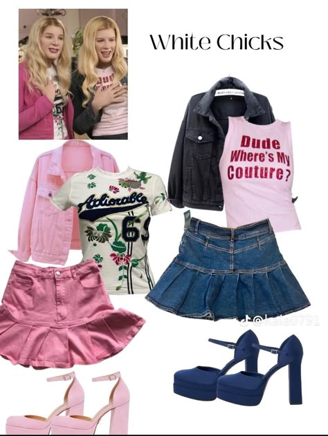 Duo Halloween Costumes From Movies, White Chicks Halloween, White Chicks Costume, White Chicks Movie, Halloween Costumes Vintage, Fun Halloween Outfits, 80s Halloween Costumes, Princess Inspired Outfits, Cute Group Halloween Costumes