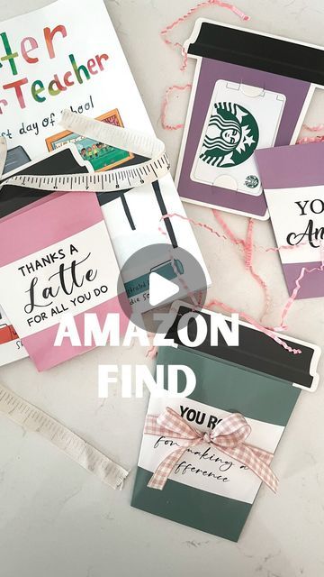 Caitlin Kruse on Instagram: "‼️ This Amazon find blew my mind. I've been making DIY coffee cup gift card holders for years. Now you can buy a set of 48 to last you a few years (or split it with a friend). Some of the designs are a little cringe but such is life for $10.   Use these for teachers, friends, birthdays... anyone who you need to gift a little something to!   Write CARD below for all the details!" Diy Coffee Cup, Something To Write, Such Is Life, Coffee Cups Diy, Teacher Gift Card, Thanks A Latte, Gift Card Holders, Diy Teacher Gifts, Coffee Cup Gifts