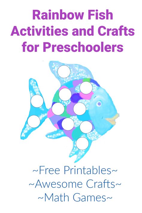 Rainbow Fish Theme Preschool, Rainbow Fish Preschool Activities, The Rainbow Fish Activities Preschool, Fish Activities For Preschoolers, Rainbow Fish Craft Preschool, Rainbow Fish Activities For Toddlers, Rainbow Fish Activities For Preschoolers, Fish Craft For Preschool, Rainbow Fish Activity Preschool