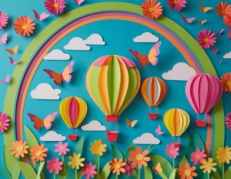 Spring Season Decoration Ideas For School, Bulliten Boards Ideas May, April Showers Bulletin Board Ideas, Spring Classroom Board Ideas, Spring School Decorations Classroom, April Nursing Home Activities, Spring School Board, Summer Board Decoration Ideas, Bulletin Board Ideas For April