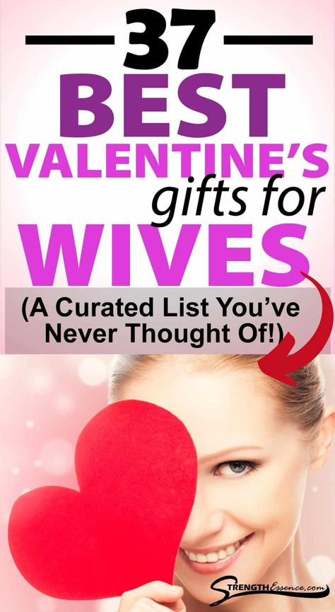 The 37 BEST Valentine gift for wife carefully curated with 2021 trends AND ALL BUDGETS! Give your wife a thoughtful, sweet, romantic, Valentines gift this year! #bestgiftforvalentinedaytowife #bestgiftforwifeonvalentine #bestvalentinedaygiftforwife #bestvalentinegiftforwife #valentinegiftideaforwife Valentine Gifts For Wife, Best Gift For Wife, Valentines Gift Bags, Best Valentine Gift, Valentine Gift For Wife, Wife Birthday, Gifts For My Wife, Spiritual Gifts, Gift For Wife