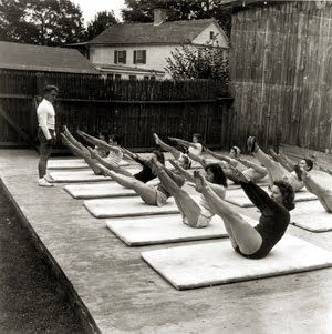 Joseph Pilates at Jacob's Pillow c/o Dance Magazine. Pilates Photos, Pilates Matwork, Pilates Inspiration, Classical Pilates, Pilates Quotes, Vintage Yoga, Dance Magazine, Studio Pilates, Pilates Exercises