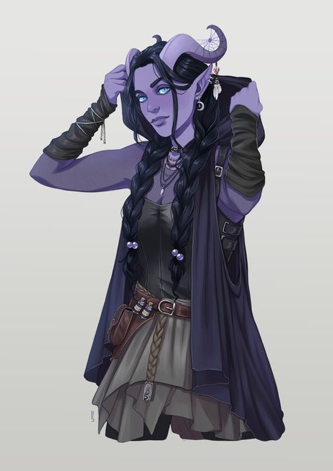 Tiefling Sorcerer, Tiefling Female, Dnd Tiefling, Tiefling Bard, Dnd Races, Female Character Concept, Dungeons And Dragons Characters, Dnd Art, Arte Fantasy