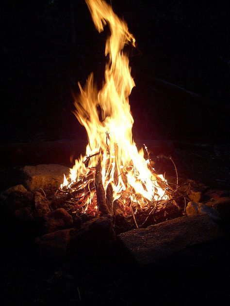 Camp Fire by Angela Wagner, via Flickr Fire Snap, Fire Images, Camping Fire, Fire Camp, Camp Fire, Beautiful Summer Wallpaper, Fire Image, Fire Photography, Lord Of The Flies