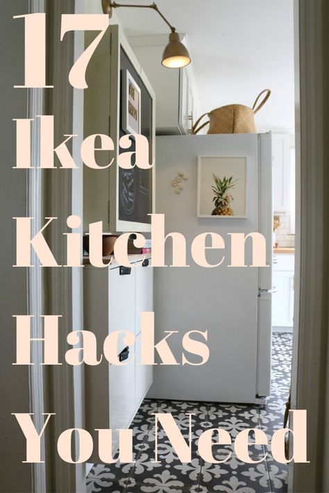 Ikea Kitchen Organization, Ikea Kitchen Hacks, Ikea Kitchen Storage, Ikea Craft Room, Easy Ikea Hacks, Ikea Hacks Ideas, Ikea Crafts, Kitchen Wall Storage, Ikea Hack Kitchen